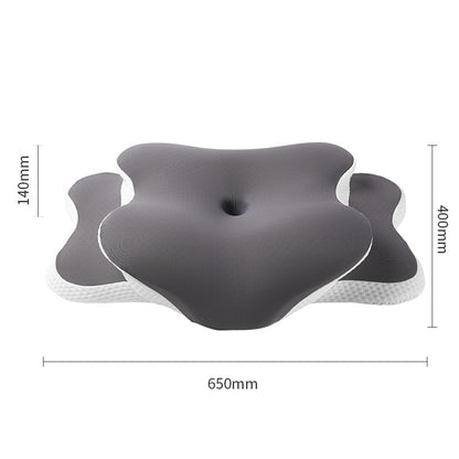 Cervical Neck Pillow for Neck and Shoulder Pain Relief, Memory Foam Pillow, Ergonomic Contour Side Sleeper Pillows, Soft Cooling Orthopedic Pillow for Side Back Stomach Sleepers with Pillowcase