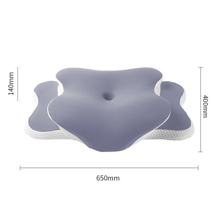 Cervical Neck Pillow for Neck and Shoulder Pain Relief, Memory Foam Pillow, Ergonomic Contour Side Sleeper Pillows, Soft Cooling Orthopedic Pillow for Side Back Stomach Sleepers with Pillowcase